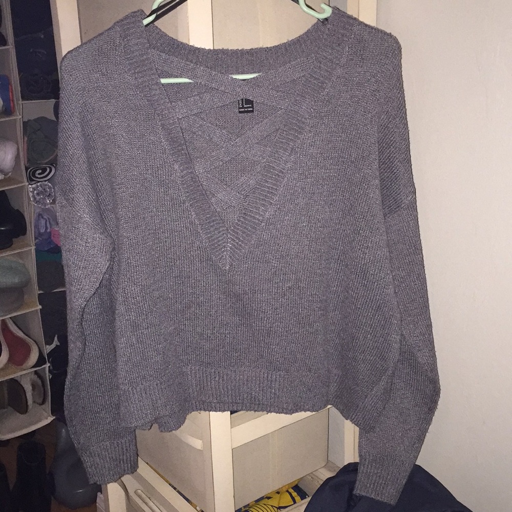 Grey Forever 21 Sweater